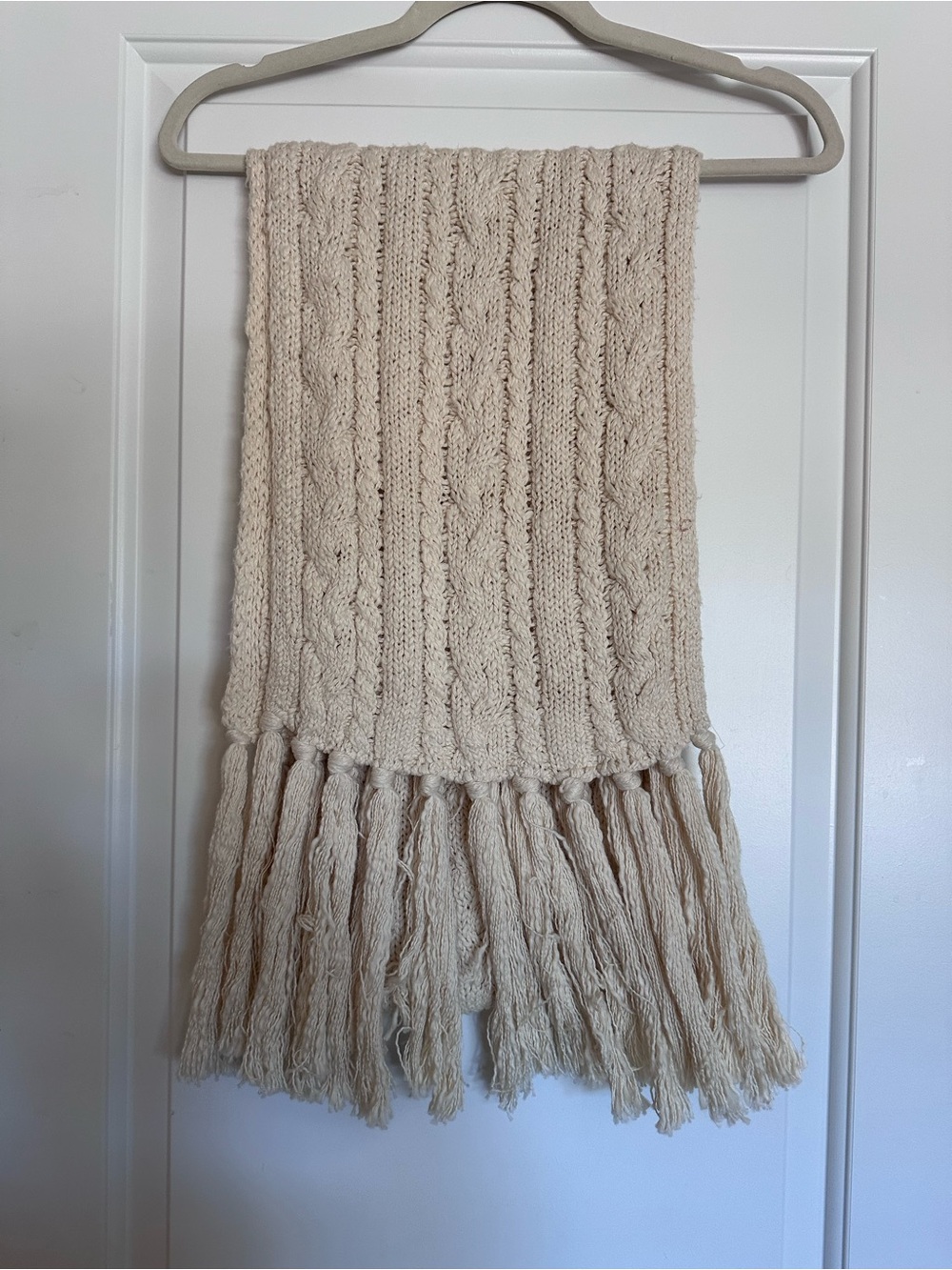 NWOT Spell Yellowstone scarf in ivory - Picture 2 of 3